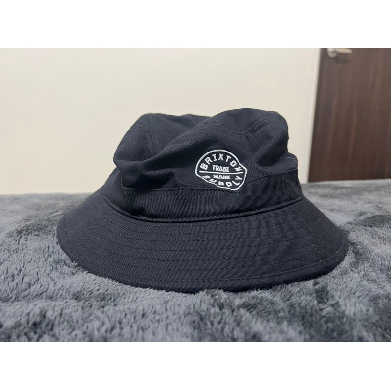 二手Brixton oath bucket hat 漁夫帽復古 騎士 滑板 衝浪 黑