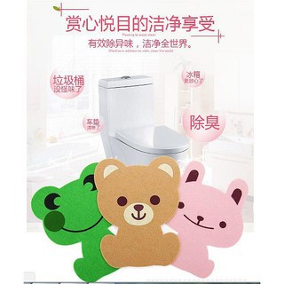 台灣出貨L4~可愛 動物 馬桶貼芳香貼 浴室除臭貼 加厚 裝飾壁貼 洗手間 房間 消除臭味