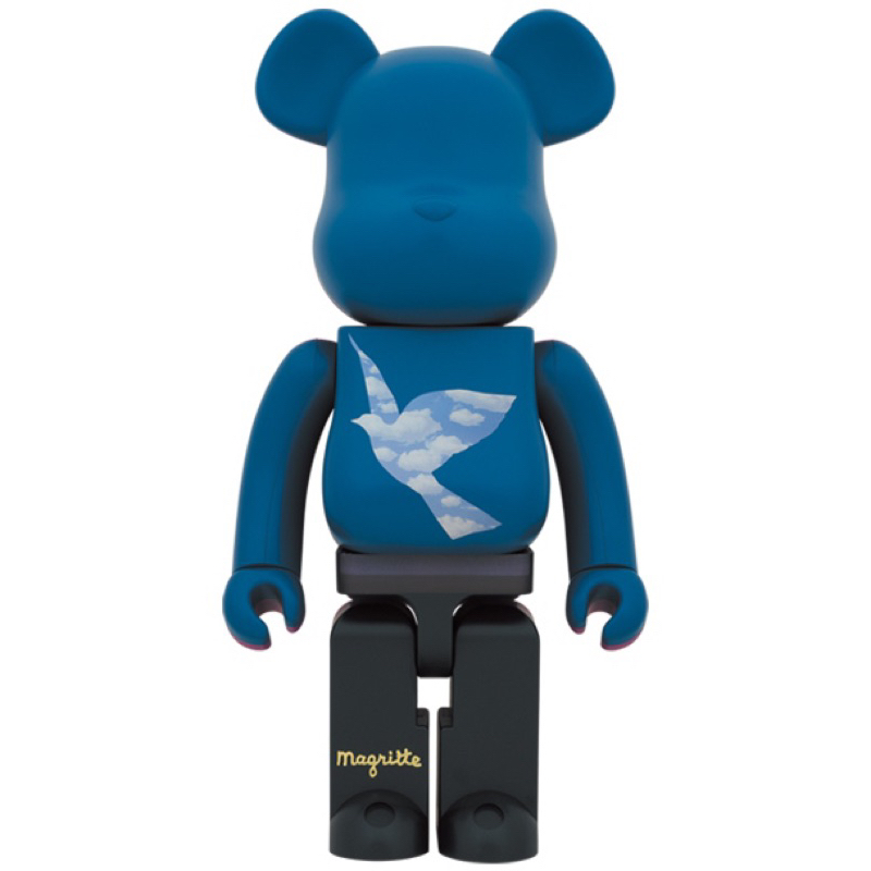 BE@RBRICK 庫柏力克熊 Rene Magritte Loiseau de ciel 1965 1000％