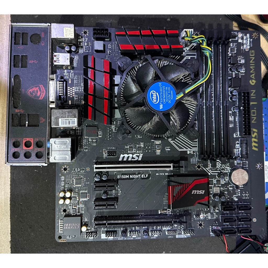 二手 主機板 良品 msi b150 night elf 六代 1151