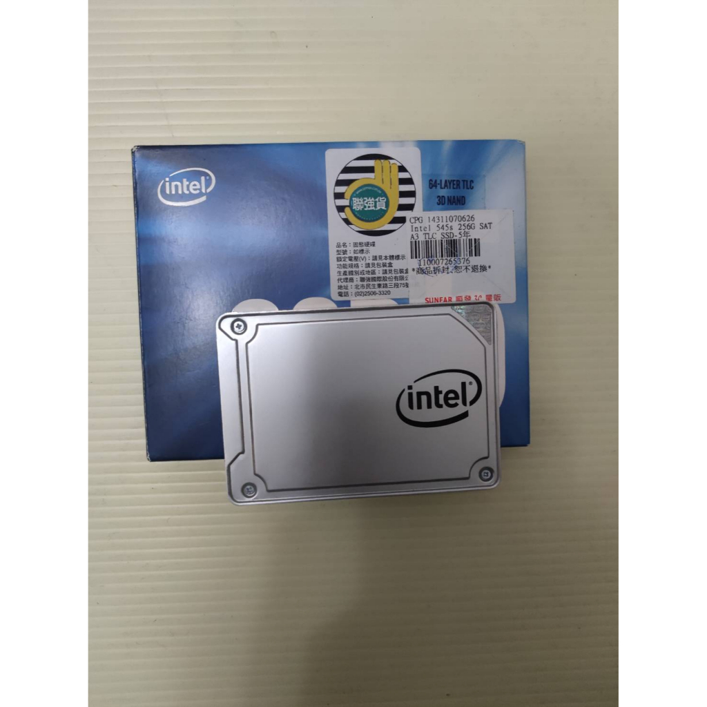Intel 545S 256G SSD 固態硬碟