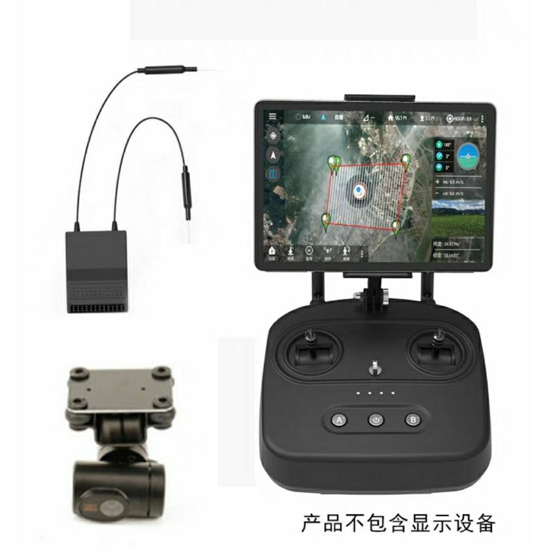 雲卓T10航模植保機遙控器三體攝像頭數傳圖傳農業植保機發射機