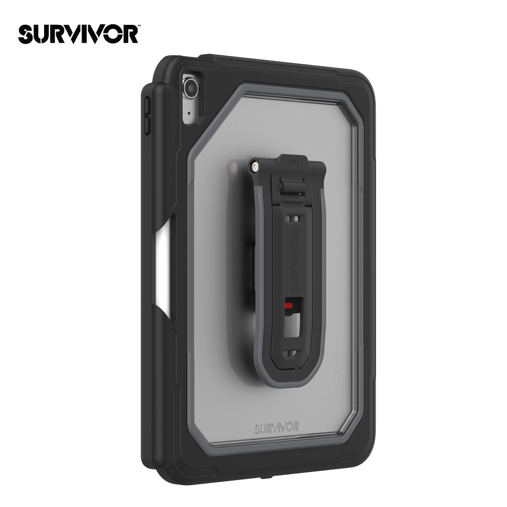 Griffin Survivor All-Terrain iPad 10代10.9"四層防護軍規保護套 - 黑色