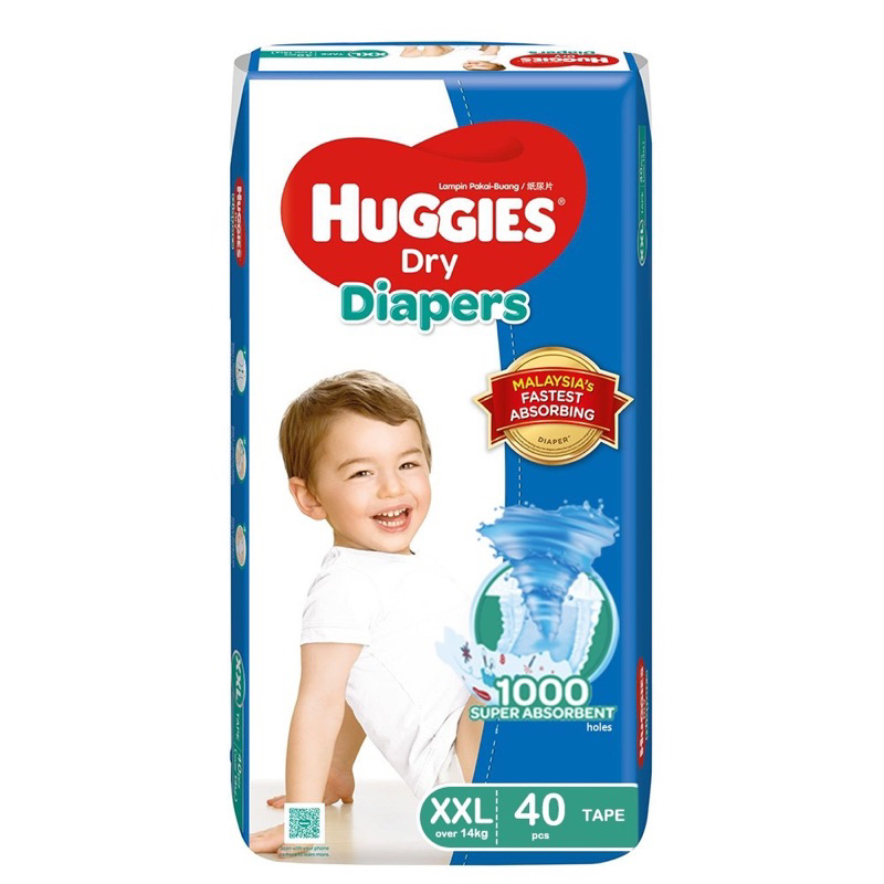 客訂@webby0913-好奇Huggies 國際版 耀金級紙尿褲 黏貼型 XXL號 2包購