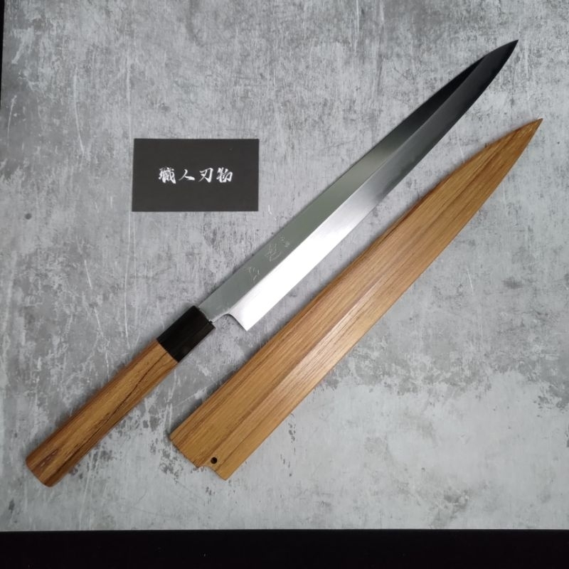 店 空豆4478堺實光 匠練銀三 蛸引 切付 片刃 27cm 10718 62-6406-41