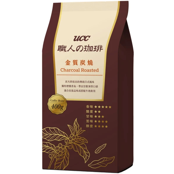 UCC 職人の珈琲 職人珈琲豆 金質炭燒/金質曼巴(400G) 咖啡豆