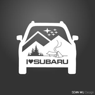 車貼 Subaru 貼紙 防水 噴墨輸出 交換貼紙 山林全車單色款