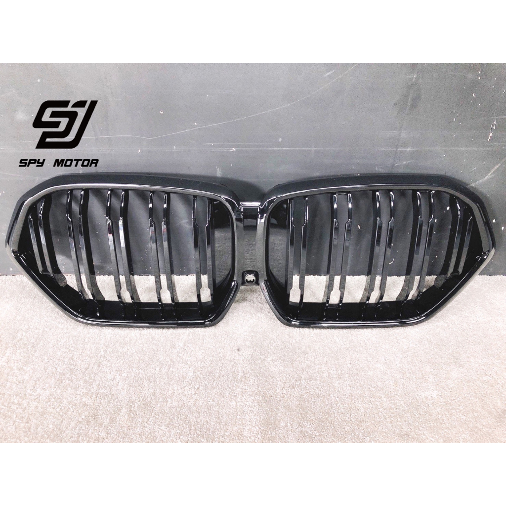【SPY MOTOR】BMW G06 X6 雙線亮黑水箱罩