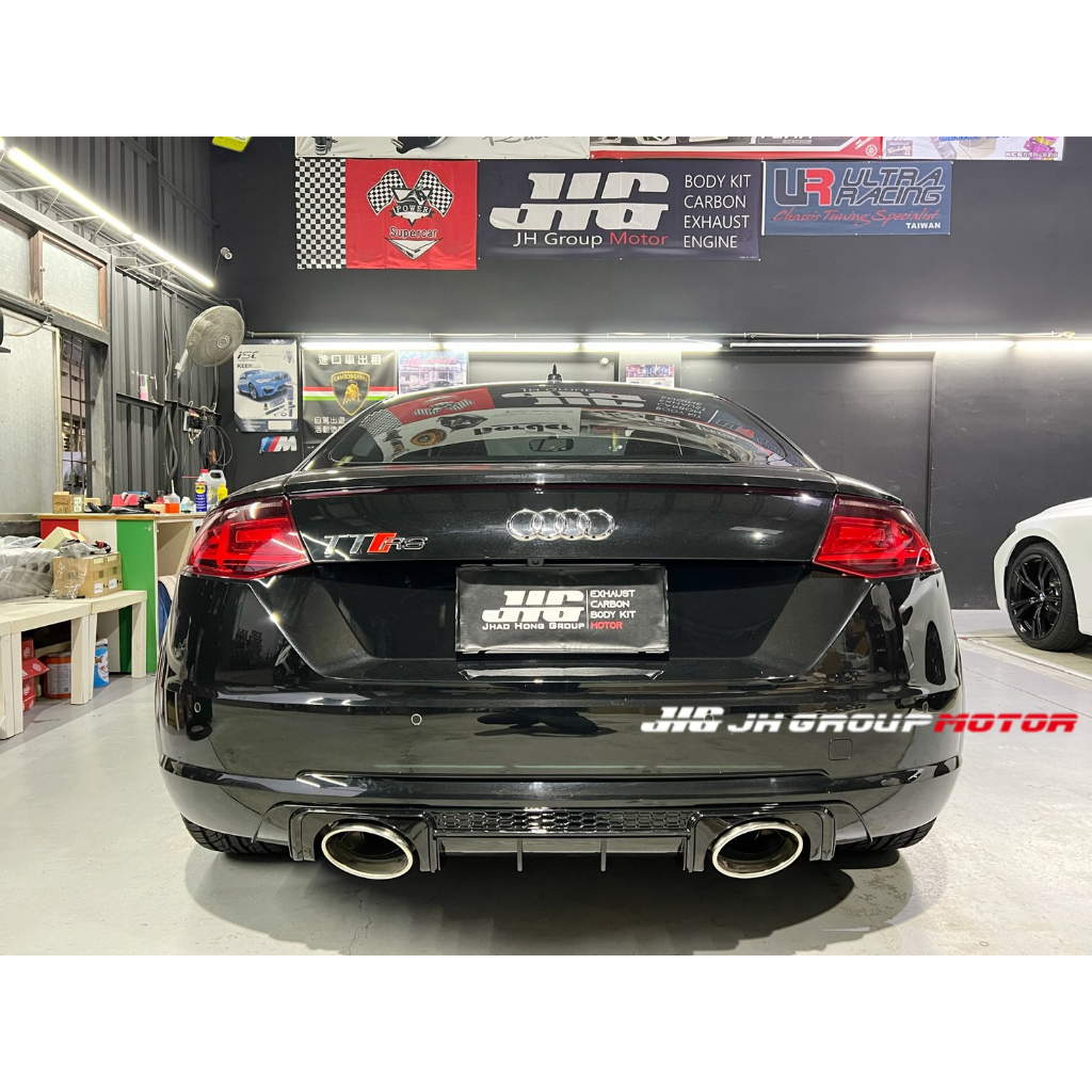 【JH GROUP MOTOR】AUDI TT MK3 升級 TTRS樣式 前保 水箱罩 後下巴 尾飾管