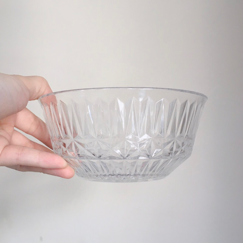 IKEA SÄLLSKAPLIG 透明玻璃碗 復古風 甜品碗 沙拉碗