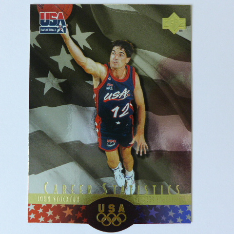 ~ John Stockton ~NBA名人堂/助攻王/約翰·史塔克頓 1996年USA.夢幻隊特殊卡