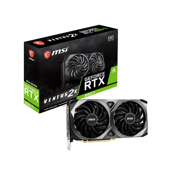 微星 MSI RTX 3060 Ti VENTUS 2X 8G OC GDDR6X PCIE顯示卡