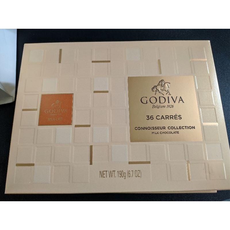 現貨 GODIVA 比利時 牛奶 巧克力 36片 台灣貨