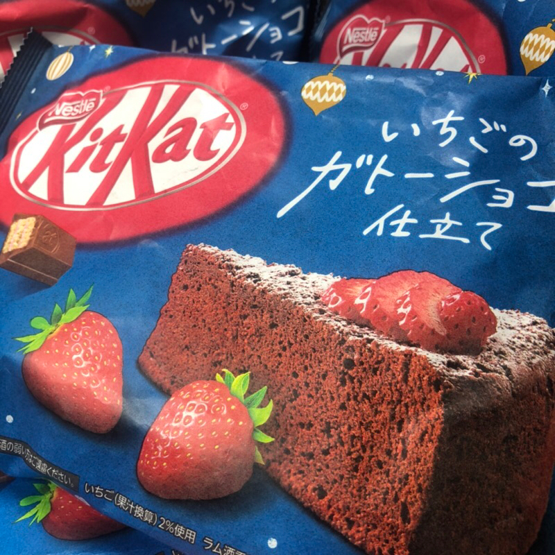 日本🇯🇵雀巢kitkat草莓可可蛋糕味威化餅10入草莓巧克力威化餅