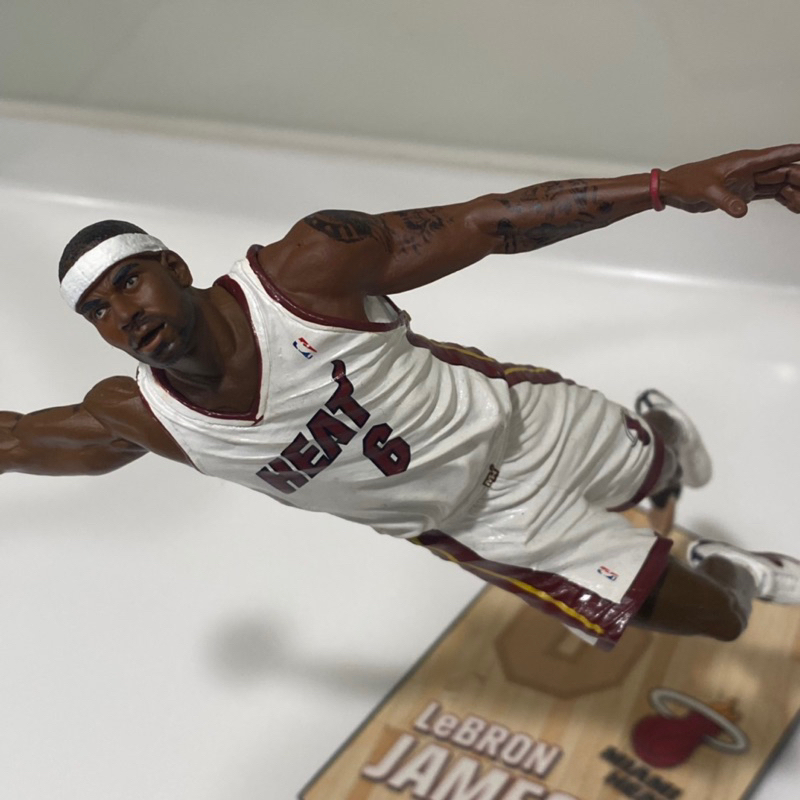 McFarlane Toys 麥法蘭 NBA LeBRON JAMES 熱火隊 6吋公仔