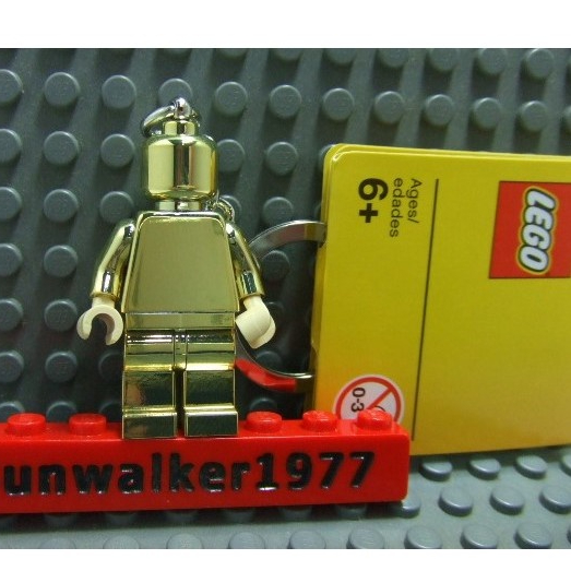【積木2010】樂高 LEGO 金色人偶 鑰匙圈 / 金人 金人偶  人偶鑰匙圈 樂高鑰匙圈
