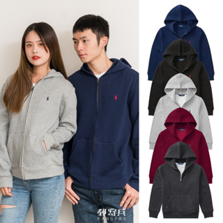 郵寄兵．現貨 POLO Ralph Lauren 青年版 胸前小馬LOGO 經典小馬外套 薄刷毛 男女可穿