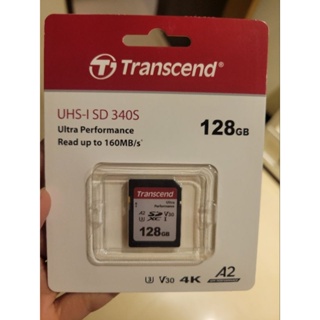 Transcend 創見 SDC340S SDXC U3 (V30/A2)128GB記憶卡 UHS-I SD340S
