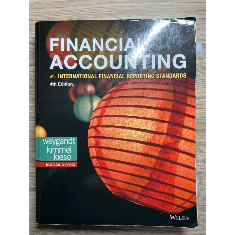 FINANCIAL ACCOUNTING with IFRS 4th edition 會計課本