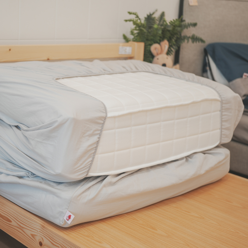 棉床本舖 泡沫慕斯 二層紗床包(不含枕頭套)高40CM 加高床墊可用  Alizzz專屬床包 薄床墊床包 100%純棉