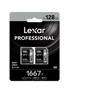 Lexar 128GB Professional 1667x SDXC UHS-II V60 250MB/s 記憶卡