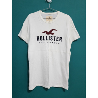海鷗 Hollister HCO 白色 修身 短袖 上衣 T恤 T-shirt Tee