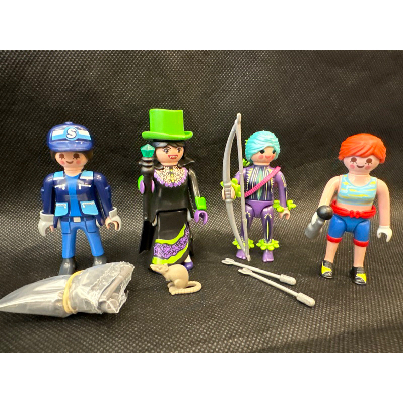 playmobil 摩比 18代 抽抽包 人偶包 小丑 潛水員 弓箭手 送報生 工程人 巫婆 魔術師