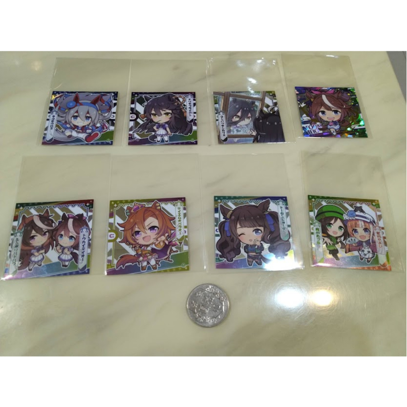 賽馬娘 貼紙 目白麥昆 東海帝王 好歌劇 玉藻十字 里見光鑽 小笠帽 黃金船
