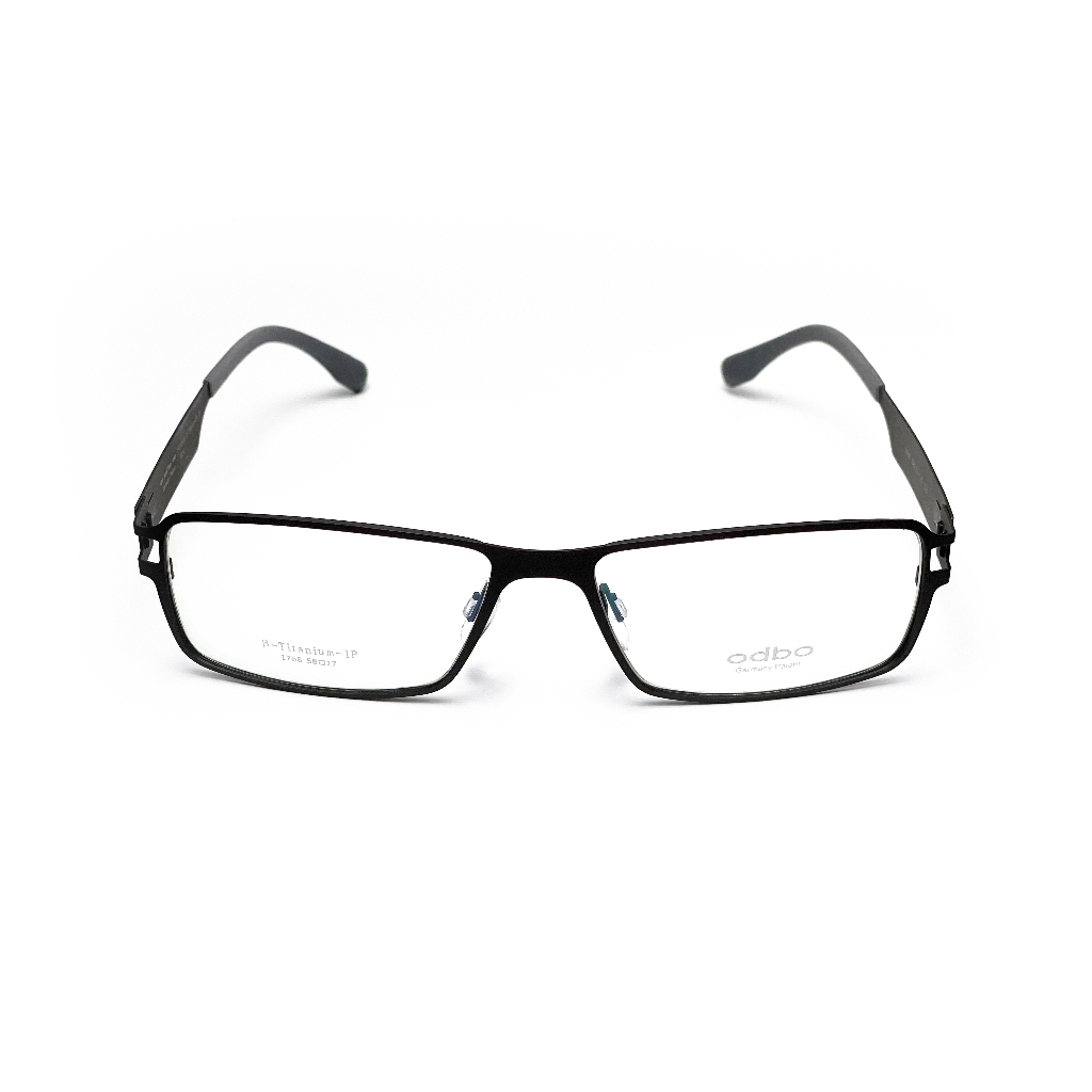 【全新特價】odbo 鈦金屬光學眼鏡鏡框 1766 C2B 消光鐵灰色 輕量化無螺絲設計