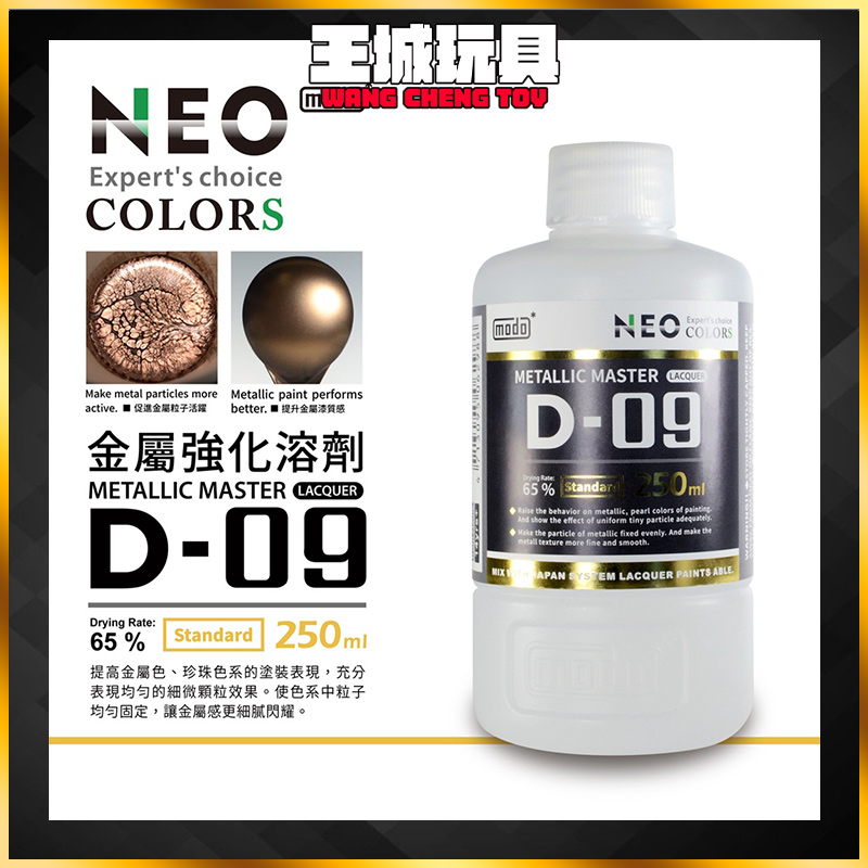 【大頭宅】modo摩多製漆所 NEO D09 D-09 金屬強化溶劑/250ml