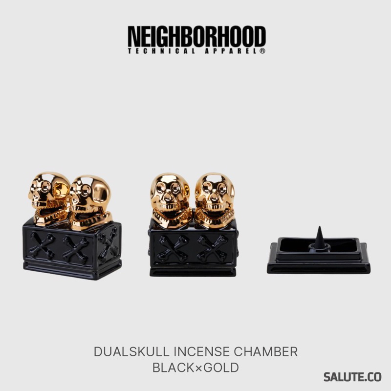 【SALUTE】NEIGHBORHOOD 23SS DUALSKULL INCENSE CHAMBER 線香座