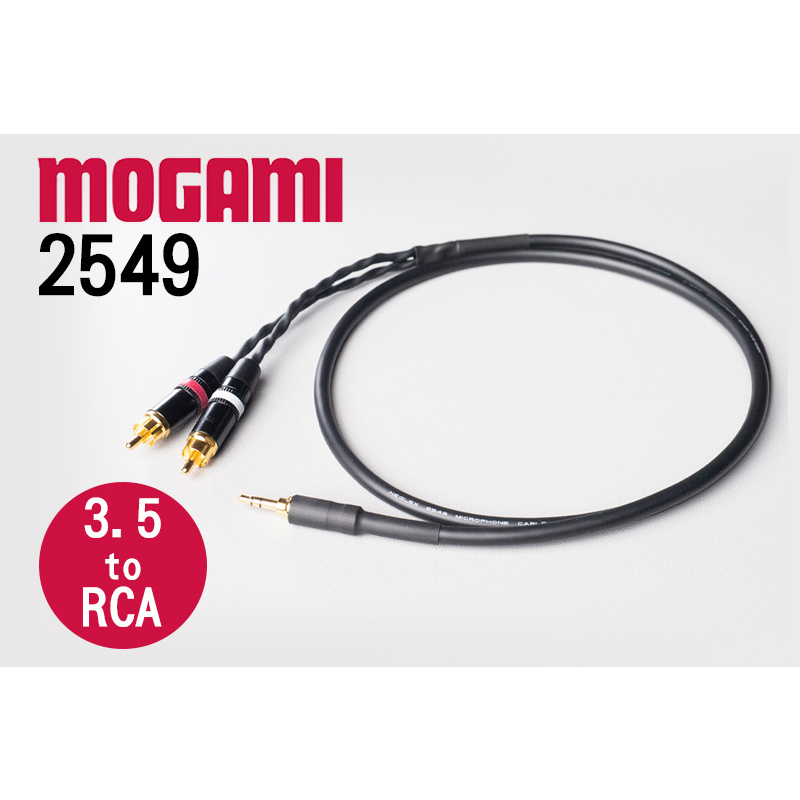 【訂製】手工 3.5mm轉雙RCA 升級線 日本Mogami 2549