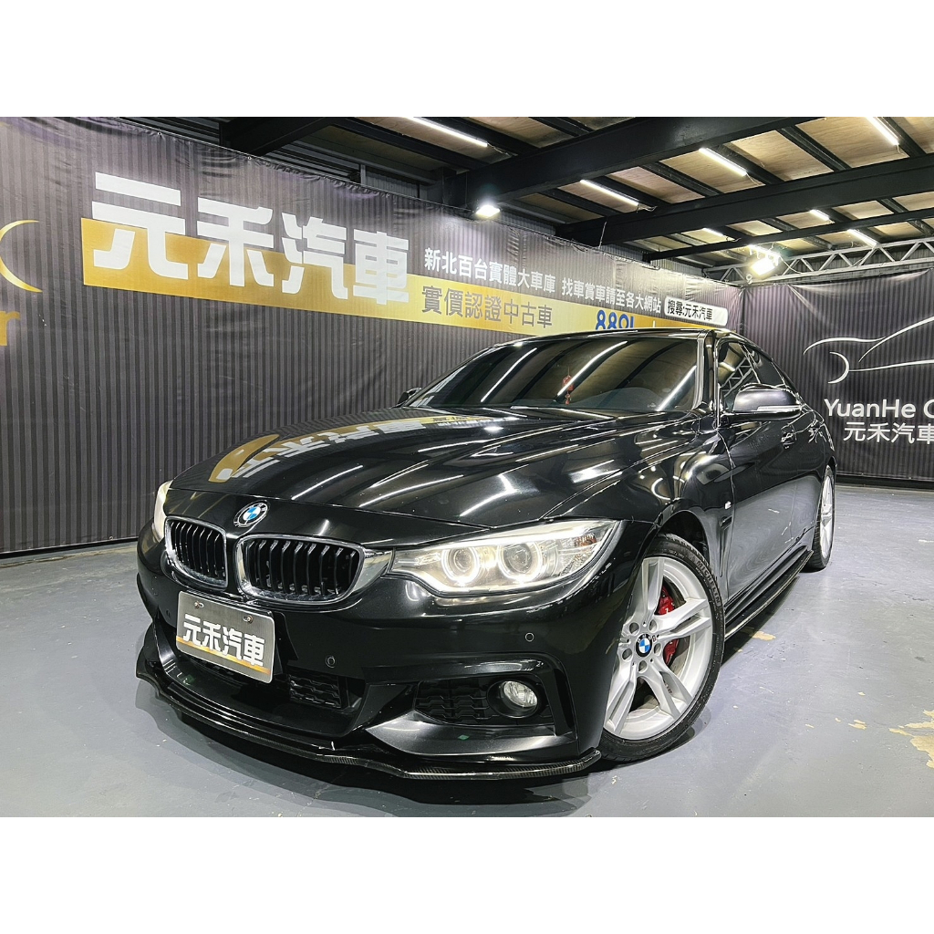 2016年式 F36型 BMW 420i M Sport 2.0 汽油 極淨黑