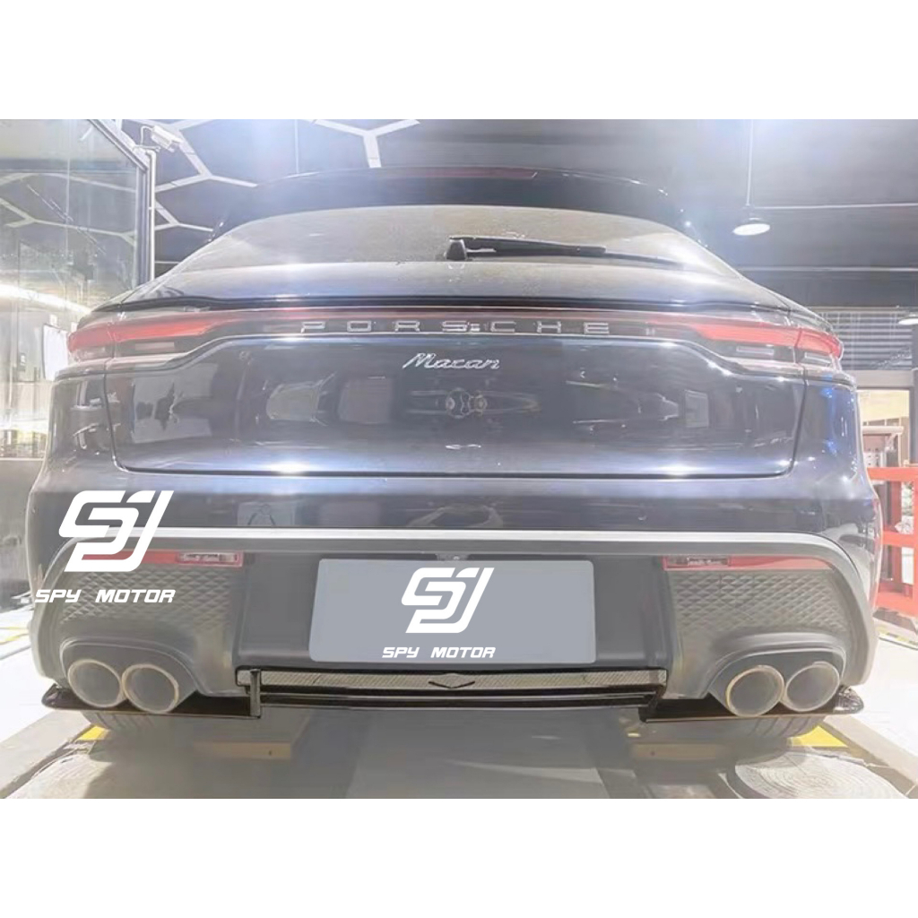【SPY MOTOR】Porsche MACAN G3 碳纖維後下巴