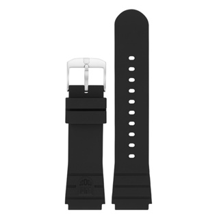 Luminox 雷明時 3000系列橡膠黑色銀扣錶帶-21mm