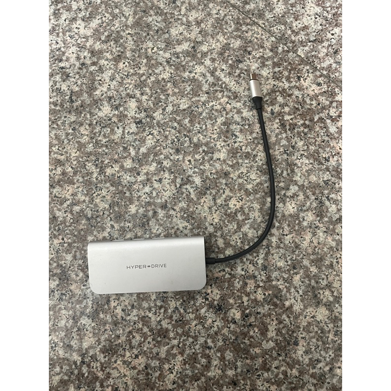 ［二手］hyperdrive 9-in-1 USB-C HUB 銀色 九合一集線器