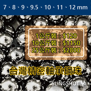 【弓城弓箭館】臺灣精密軸承鋼珠 7 8 9 9.5 10 11 12mm 鋼珠 臺製鋼珠 鋼球 彈珠臺 打彈珠 彈弓