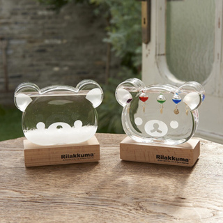 【現貨】日本 Rilakkuma 懶懶熊 拉拉熊 繽紛造型玻璃漂浮溫度計 天氣瓶 療癒 擺飾品 收藏