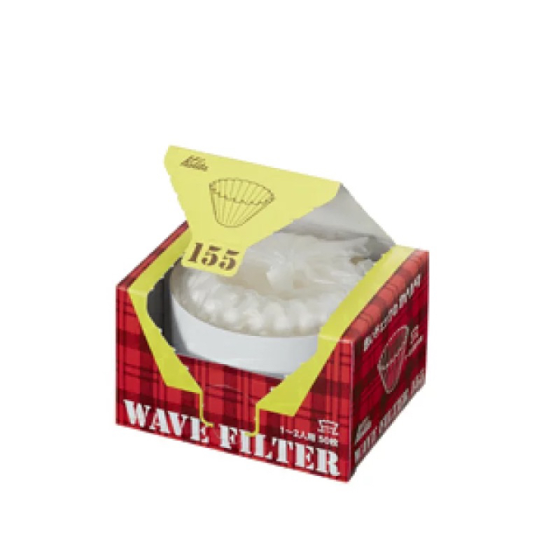 日本 Kalita 155 Wave 蛋糕 濾紙 1盒50枚