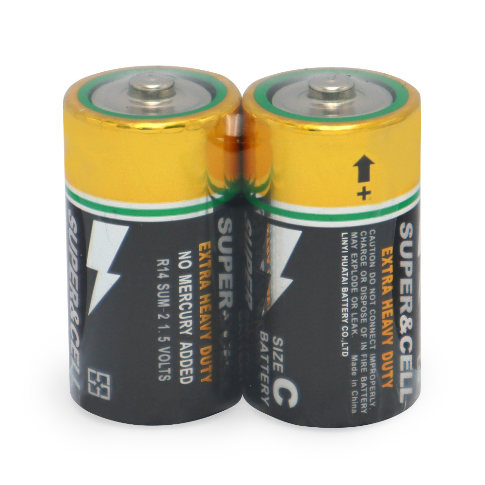 超電王環保碳鋅電池2號2入【小北百貨】