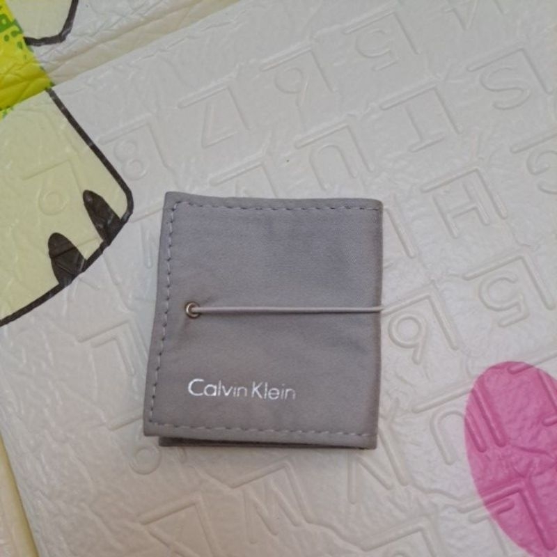 Calvin Klein飾品收納袋子 凱文克萊耳環戒指手鏈飾品萬用袋Ck飾品收納袋