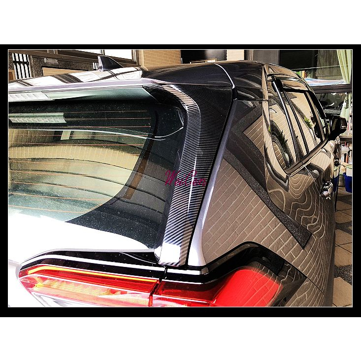 ☆偉宸W C☆碳纖 豐田 RAV4 2019年後 5代 5.5代 後車窗飾條 後三角飾條 尾翼飾條 尾翼飾板 後窗飾條