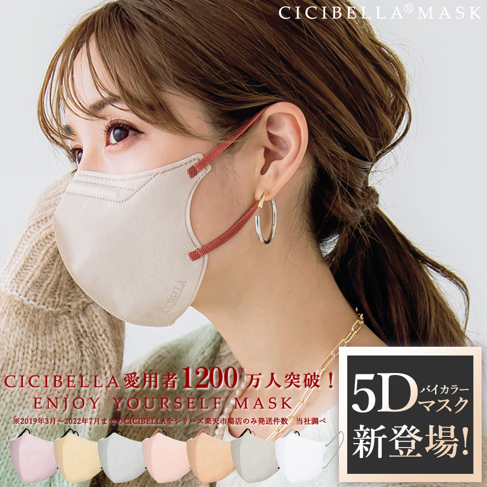 【現貨/24小時出貨】5D日本口罩 小臉美顏口罩 Cicibella 5D 日本暢銷 素顏口罩