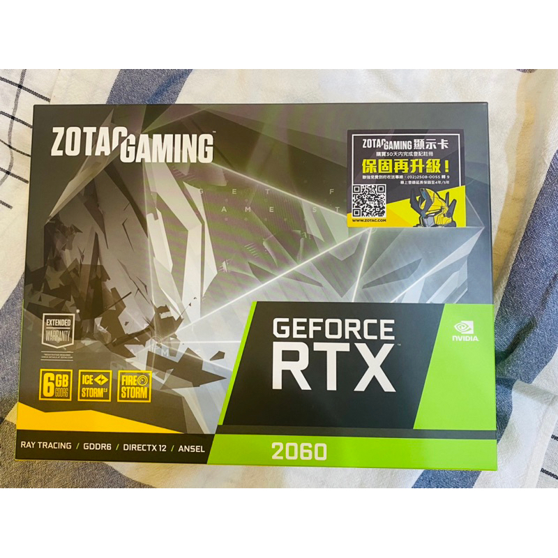 索泰ZOTAC GAMING RTX 2060 6GB 保固至2025年