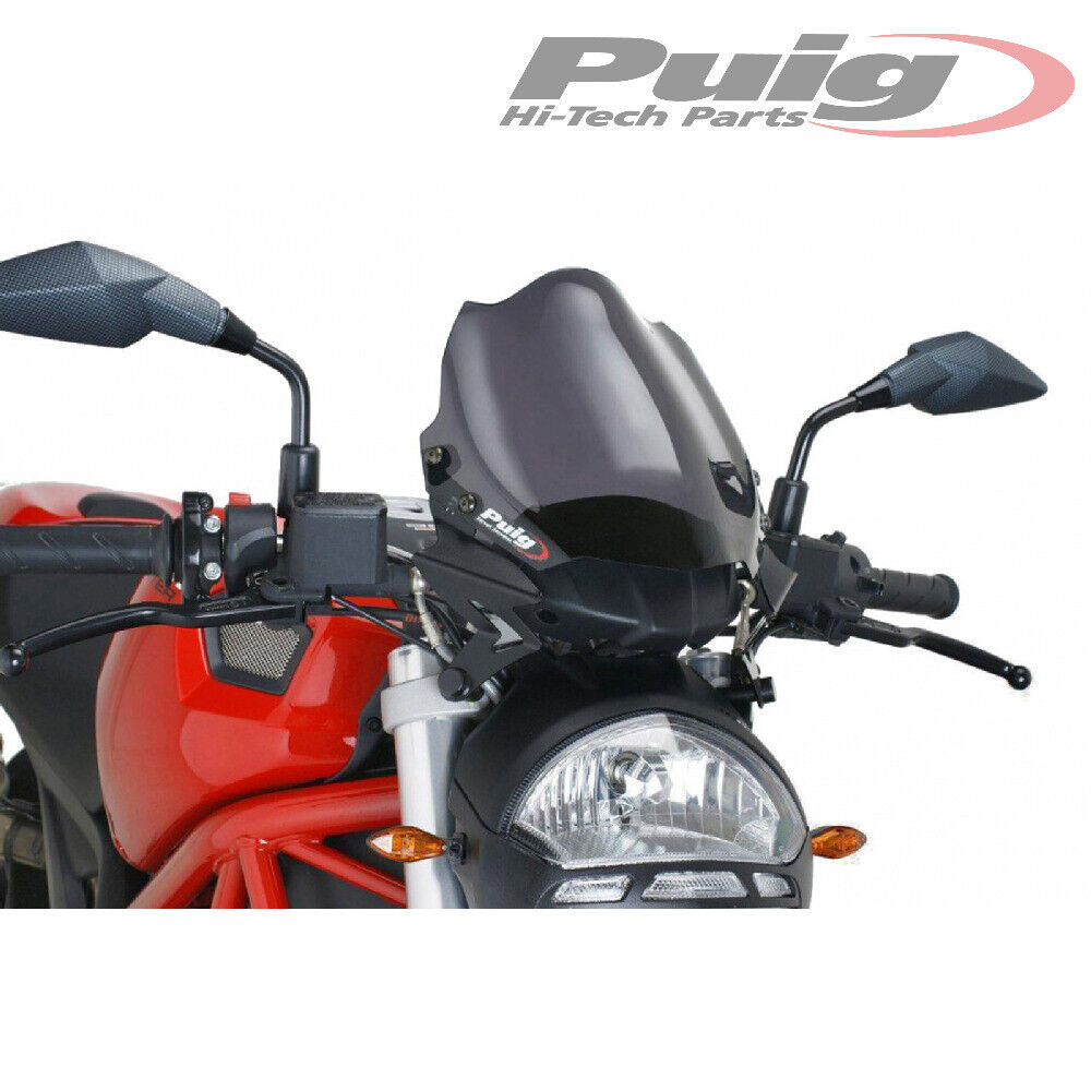 西班牙 PUIG DUCATI MONSTER 696 796 1100 S EVO 深墨色風鏡 4672F 現貨 免運