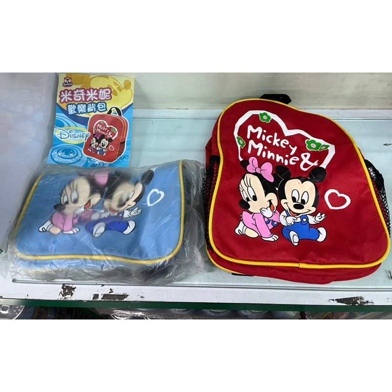 Mickey &amp; Minnie 兒童背包 米奇 米妮 米老鼠 卡通 迪士尼 Disney 後背包 孩童背包 外出包