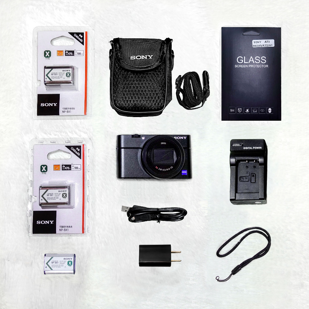 【極新】Sony RX100 M7數位相機 公司貨+3顆原廠電池+專用相機包+電池座充+3顆原廠電池-RX100M