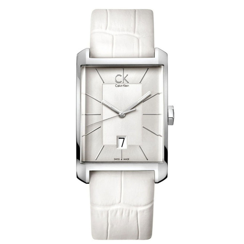 Calvin Klein CK 極簡方白面腕錶 K2M21120