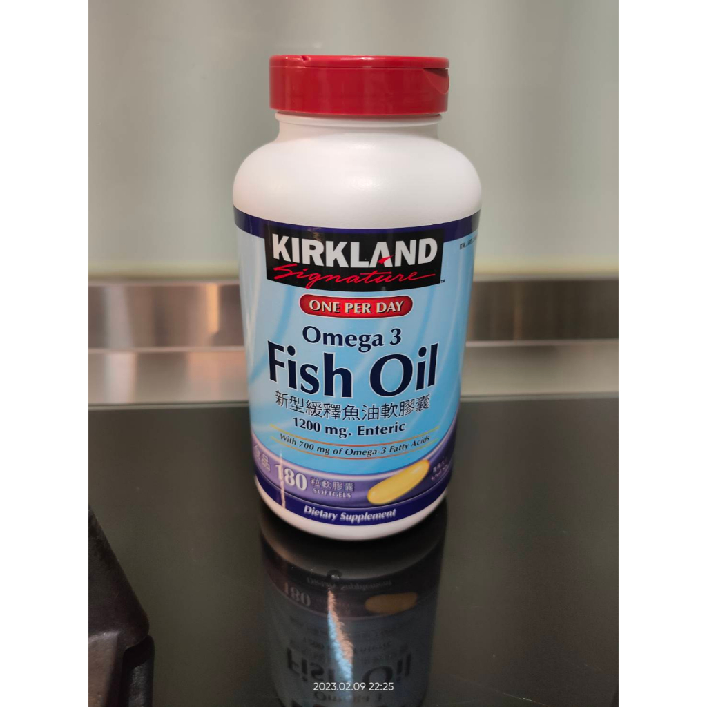 全新現貨 Costco好市多 Kirkland 新型緩釋魚油軟膠囊 180粒 Omega3 Fish Oil