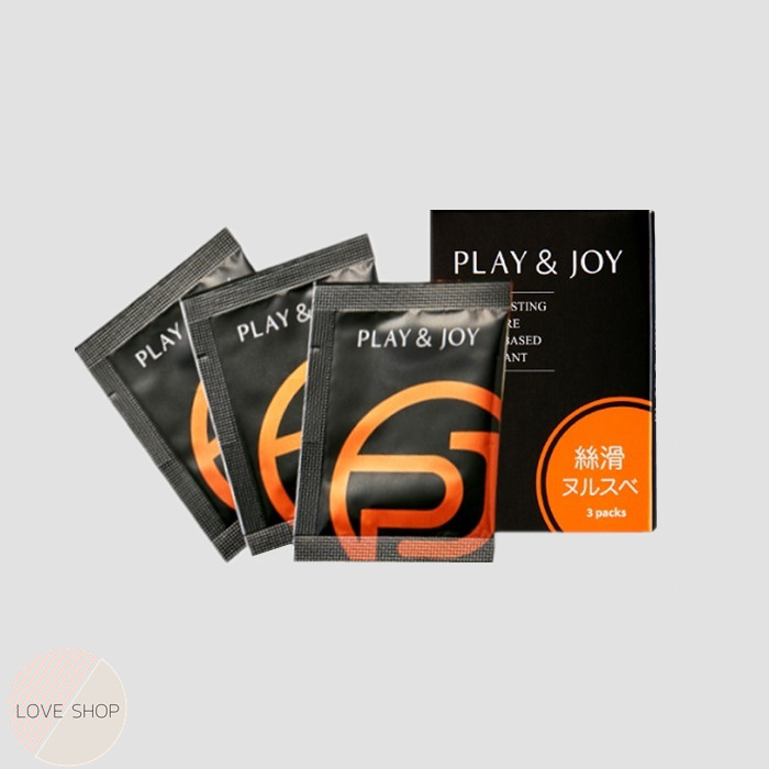 Play&amp;joy 絲滑 潤滑液 3入 隨身盒  台灣製　　　　　　　　　　　　PJ潤滑 爽滑 水性潤滑 絲滑潤滑 水溶性